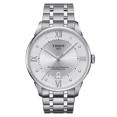 Tissot Chemin Des Tourelles Powermatic 80 42 Stainless Steel / Silver / Bracelet